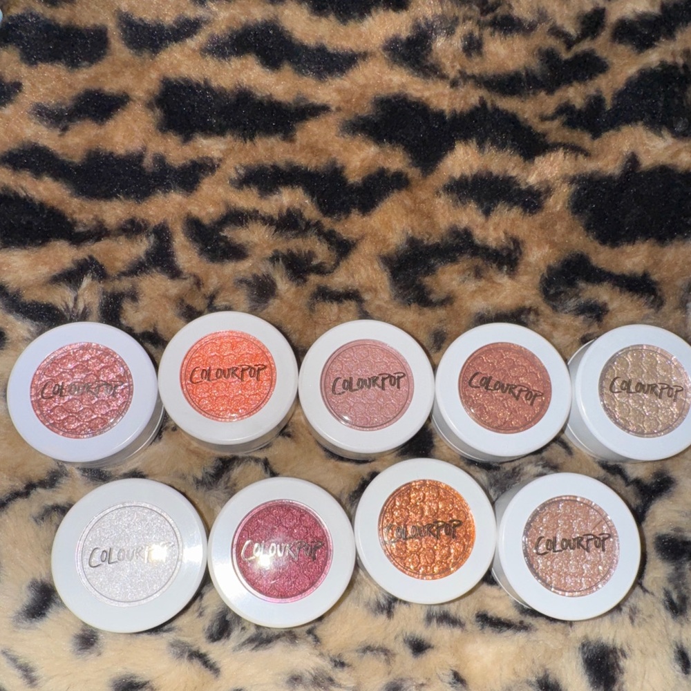 Colourpop Super Shocks $7 will include free makeup brush if bought as bundle